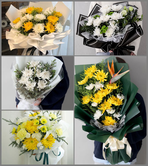 广东梅州市五华县郭田镇龙潭村白事花束代送